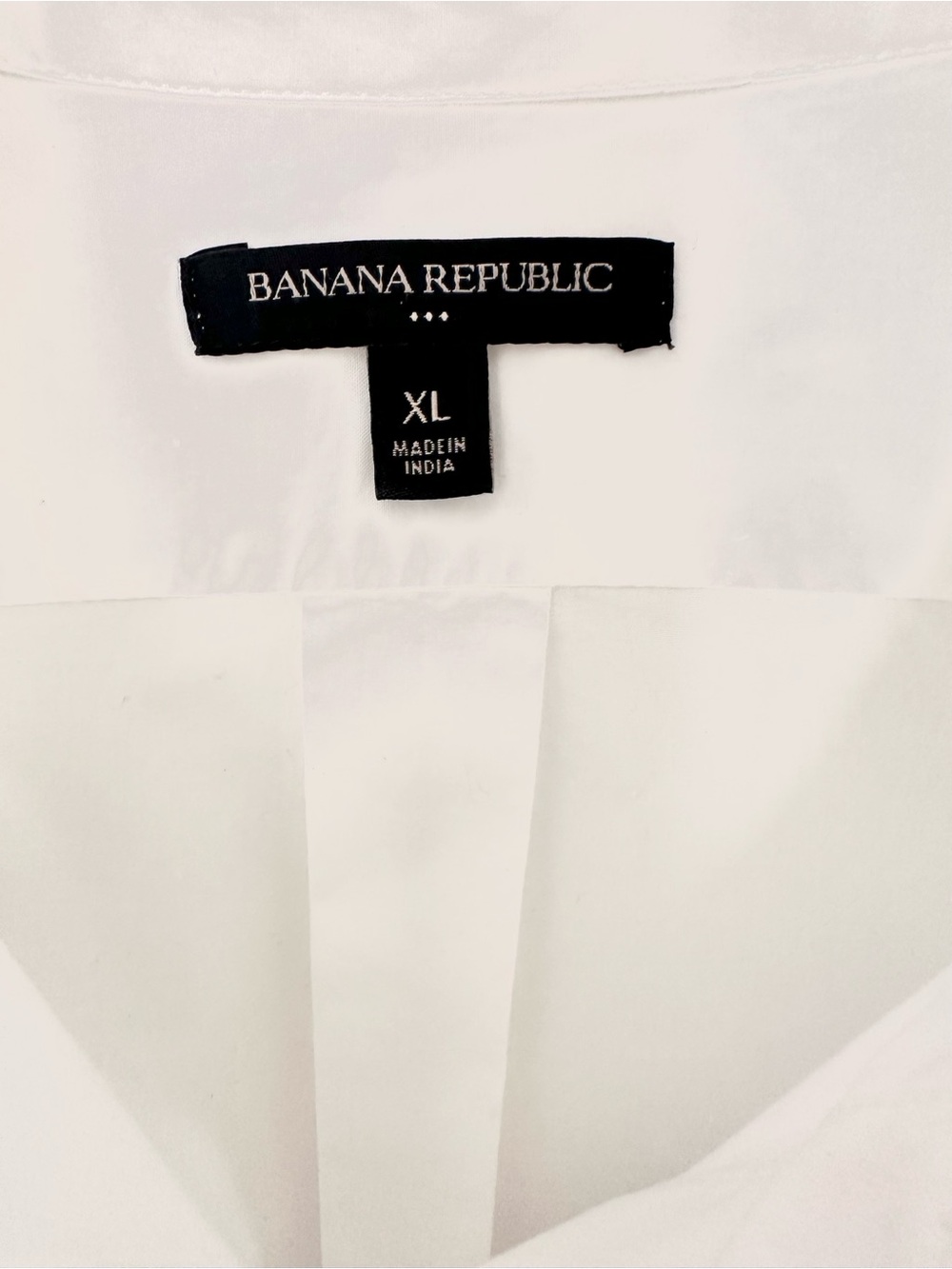 Banana Republic Oversized White Button-Down Shirt Sz XL Normcore Minimalist - Picture 4 of 9